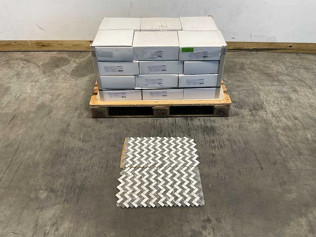 23m² villeroy & boch vloertegels porselein - antraciet wit - afbeelding 1 van  5