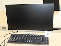 24 inch monitor hp met toetsenbord en hub. - afbeelding 1 van  2