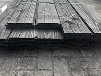 24 x 300 cm en 4 x 250 cm zweeds rabat 26x | zwart | douglas | 1,2/2,7 x 19,5 - meerdere lengtes , 1,2/2,7 x 19,5 - meerdere lengtes - afbeelding 2 van  2