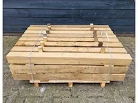 24 x eiken markeringspaal 100 x 100mm , lengte 135 cm - afbeelding 5 van  5