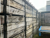 240 logs radiata pine 150x30x30 reclaimd wood - afbeelding 8 van  21