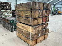 240 logs radiata pine 150x30x30 reclaimd wood - afbeelding 13 van  21