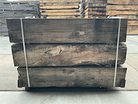 240 logs radiata pine 150x30x30 stuwhout reclaimd wood - afbeelding 12 van  21