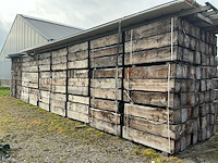 240 logs radiata pine 150x30x30cm - lumber reclaimd wood - afbeelding 4 van  21