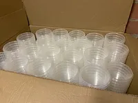240 stuks afsluitbare plastic bakjes met deksel 480ml voor voedingswaren - afbeelding 2 van  4