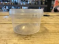 240 stuks afsluitbare plastic bakjes met deksel 480ml voor voedingswaren - afbeelding 4 van  4