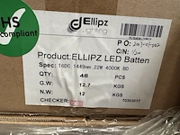 240x led batten bt5 1500 mm 22w 4000k ellipz lighting - afbeelding 5 van  5