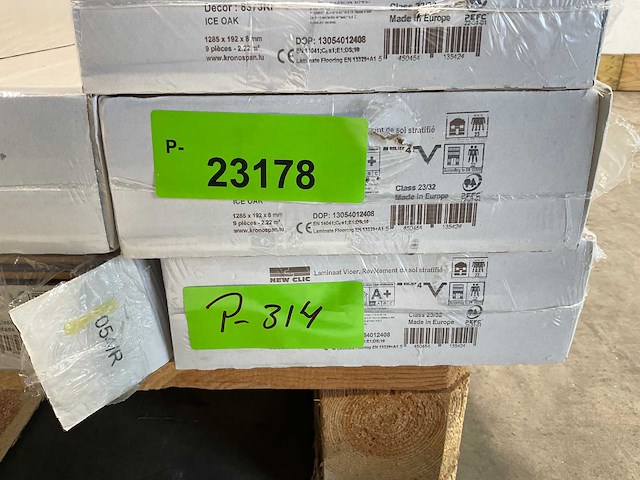 24,4m² kronospan kliklaminaat ice oak - afbeelding 7 van  7