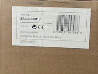 24x computer bracket desk pro black sam creative, braia000013 - afbeelding 4 van  4