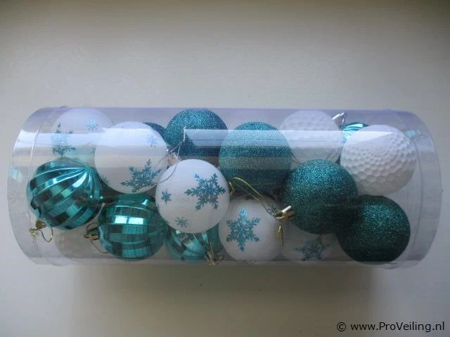 24x kerstballen pl178 - afbeelding 1 van  2
