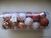 24x kerstballen pl179 - afbeelding 2 van  2