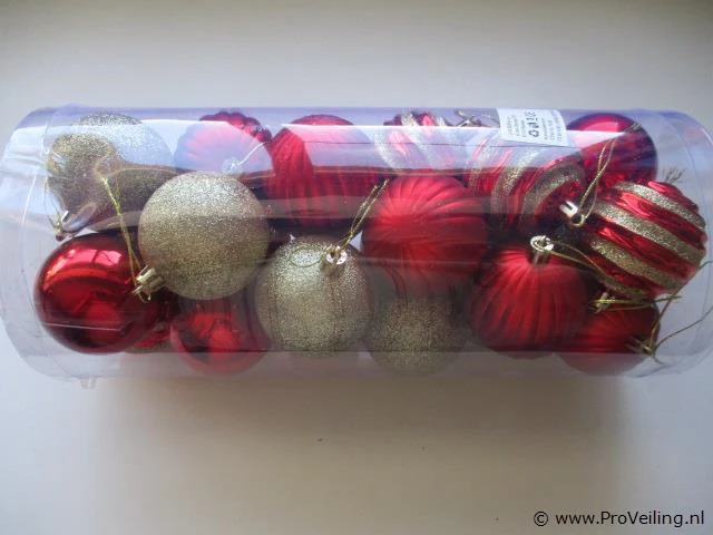 24x kerstballen pl180 - afbeelding 2 van  2