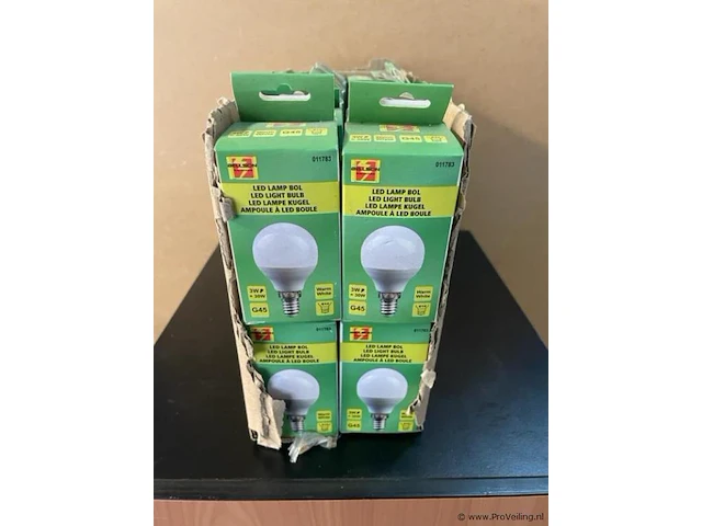 24x led lamp bol 30watt g45 warm white e14 - afbeelding 1 van  2