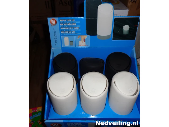 24x mini afvalbakjes voor in de auto - afbeelding 1 van  3