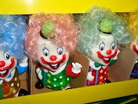 24x spaarpot clown in display - afbeelding 1 van  3