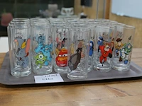 25 longdrinkglazen met disney figuren - afbeelding 1 van  2
