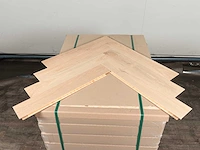 25 m2 parket eiken visgraat mutliplank - 660 x 110 x 14 mm - afbeelding 3 van  4