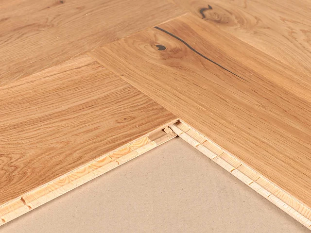 25 m2 parket eiken visgraat mutliplank - 725 x 180 x 14 mm - afbeelding 2 van  4