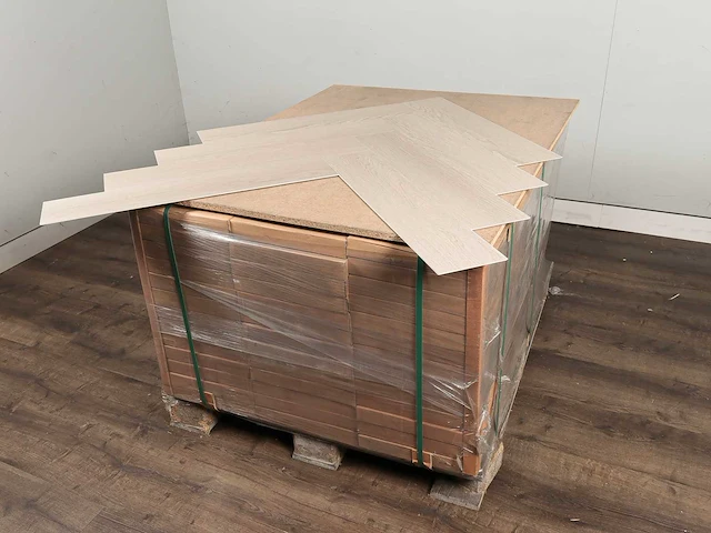 25 m2 pvc spc click visgraat - 750 x 150 x 5 mm - afbeelding 4 van  4