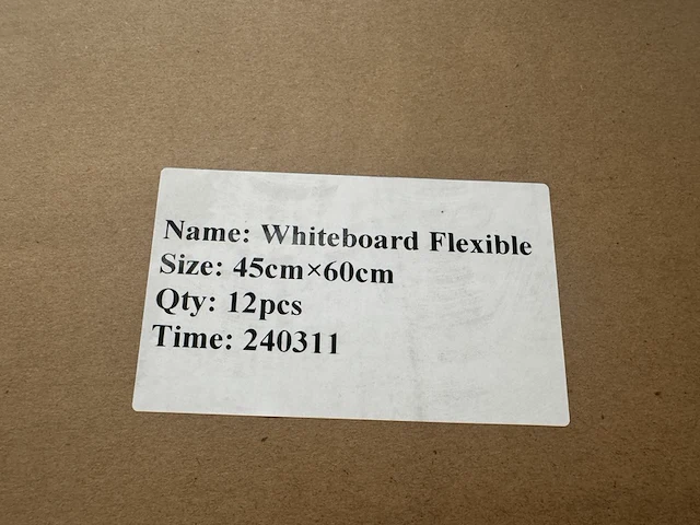 25 whiteboard flexible magnetisch 45x60 cm sam creative - afbeelding 4 van  4