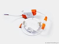 25 x led-paneel – rond inbouw – 5w – 6500k – koud wit - afbeelding 2 van  4