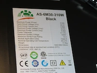 25 zonnepanelen sunpower as-6m30-310w black. afmeting 99 x 164 cm. - afbeelding 4 van  4