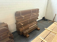 250 m2 thermisch behandeld essenhout. - afbeelding 2 van  17