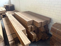 250 m2 thermisch behandeld essenhout. - afbeelding 16 van  17