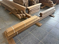 250 m2 thermisch behandeld essenhout. - afbeelding 17 van  17