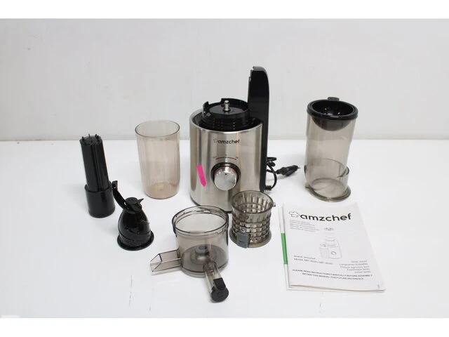 250w juicer slow juicer 85mm wide shaft amzchef - afbeelding 2 van  3