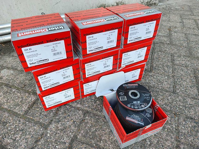 250x interdiamant - idk80 - doorslijpschijven 115mm - afbeelding 1 van  10