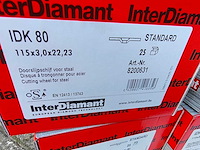 250x interdiamant - idk80 - doorslijpschijven 115mm - afbeelding 7 van  10