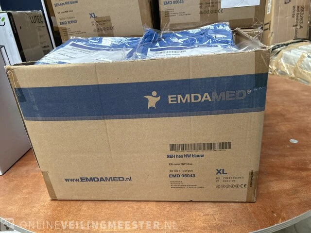 250x medische jas emdamed, seh hes nw blauw - afbeelding 2 van  6