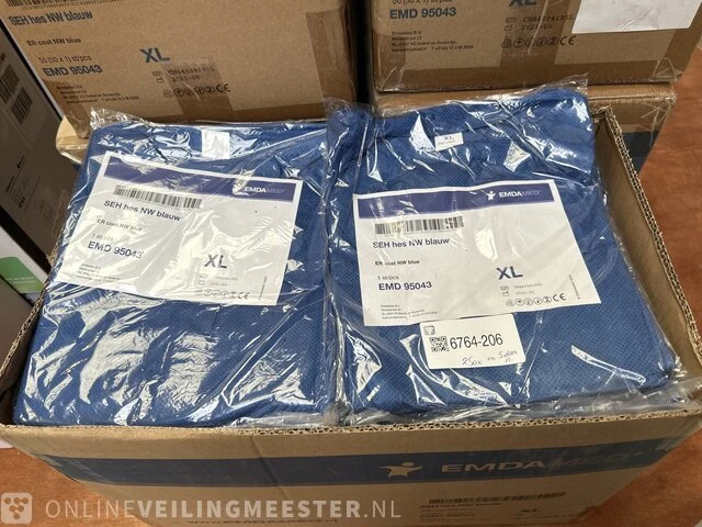 250x medische jas emdamed, seh hes nw blauw - afbeelding 3 van  6