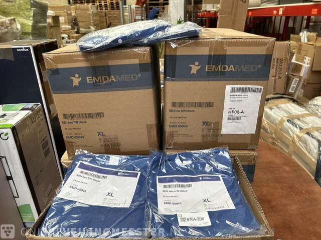250x medische jas emdamed, seh hes nw blauw - afbeelding 6 van  6