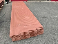 25,2 m² composiet vlonderplank bruin 420x25x2.3 cm