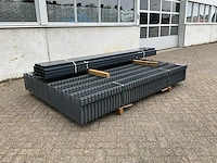 25x dubbelstaaf hekwerk 8/6/8 183cm met palen - afbeelding 2 van  5