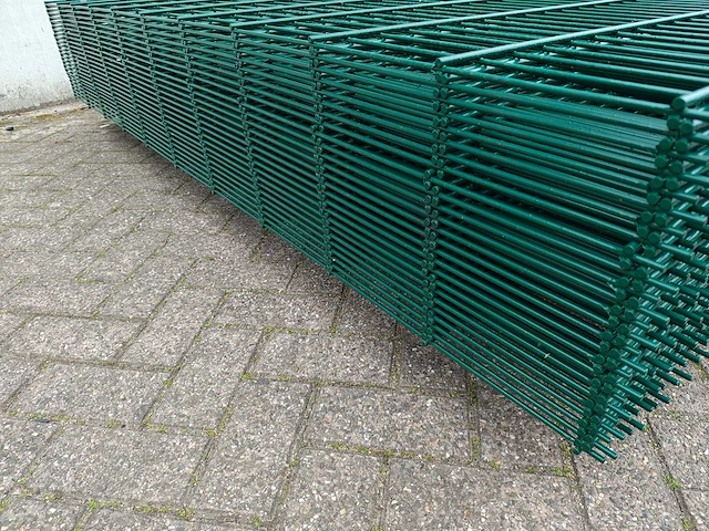 25x heras - 2024 - 8/6/8 - dubbelstaafs hekwerk groen - afbeelding 5 van  13
