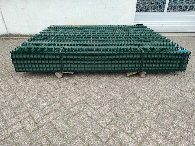 25x heras - 2024 - 8/6/8 - dubbelstaafs hekwerk groen - afbeelding 6 van  13