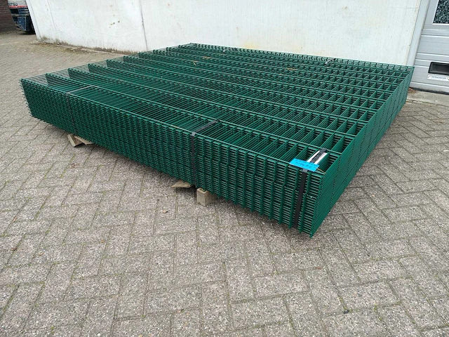 25x heras - 2024 - 8/6/8 - dubbelstaafs hekwerk groen - afbeelding 7 van  13