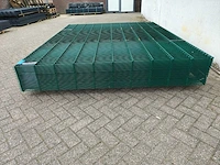 25x heras - 2024 - 8/6/8 - dubbelstaafs hekwerk groen - afbeelding 8 van  13