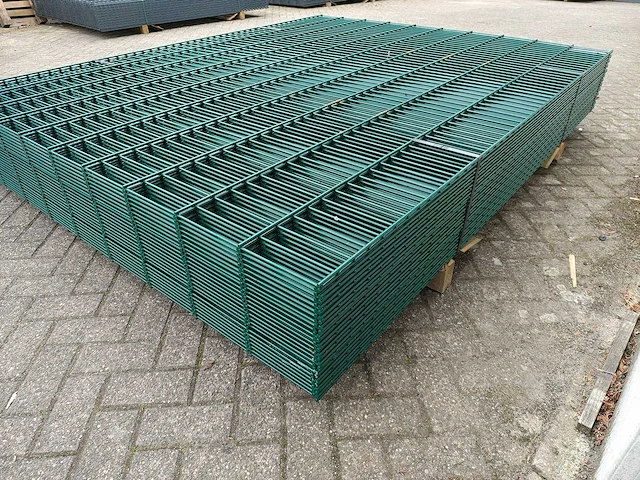 25x heras - 2024 - 8/6/8 - dubbelstaafs hekwerk groen - afbeelding 9 van  13