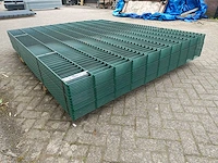25x heras - 2024 - 8/6/8 - dubbelstaafs hekwerk groen - afbeelding 10 van  13