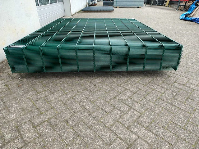25x heras - 2024 - 8/6/8 - dubbelstaafs hekwerk groen - afbeelding 11 van  13