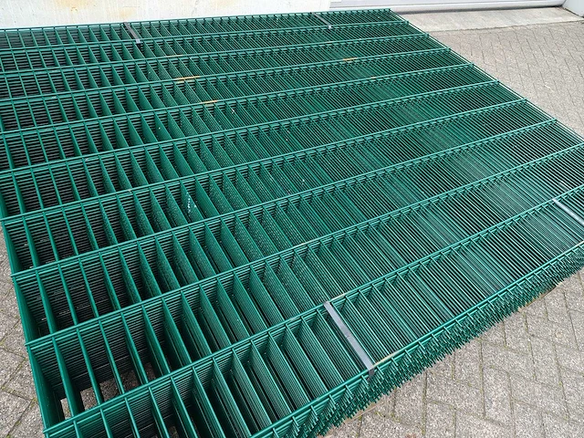 25x heras - 2024 - 8/6/8 - dubbelstaafs hekwerk groen - afbeelding 12 van  13