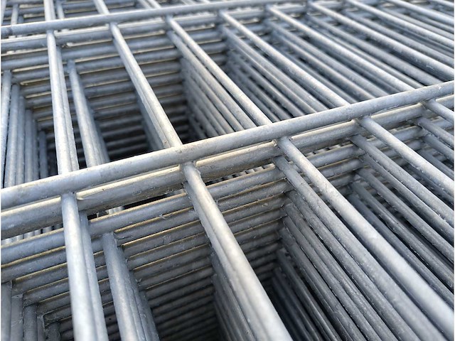 25x heras - 8/6/8 - dubbelstaafs hekwerk gegalvaniseerd 243cm hoog - afbeelding 8 van  8