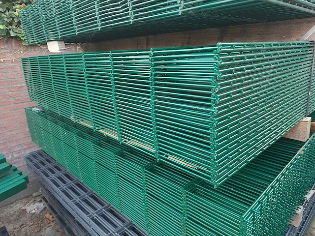 25x heras - dubbelstaafs hekwerk 8/6/8 1,63m groen - afbeelding 1 van  7