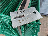 25x heras - dubbelstaafs hekwerk 8/6/8 (25x) 2,03m groen - afbeelding 9 van  9