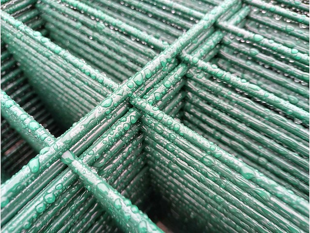25x heras - dubbelstaafs hekwerk 8/6/8 (25x) 2,03m groen - afbeelding 8 van  9