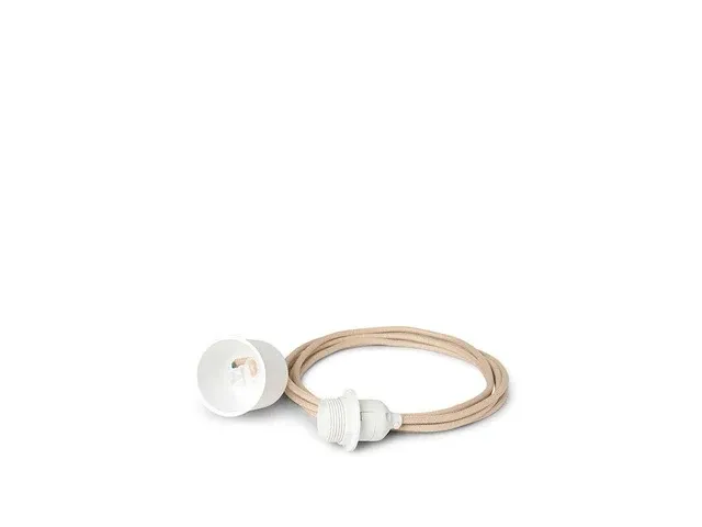 25x lichtarmatuur ferm living, textile lampholderset, sand - afbeelding 1 van  3